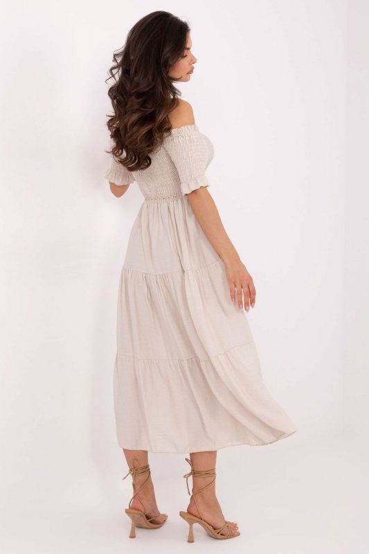 Sukienka Model MI-SK-A2609.96 Beige - Italy Moda