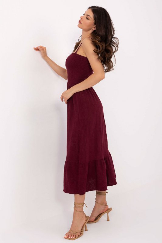 Sukienka Model MI-SK-62201.85 Bordo - Italy Moda