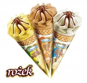 9123 Lody Koral Rożek mix C 110 ml 1x36