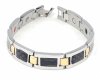 BRACELET GOLD CELEBRITY NEREZOVÁ OCEL