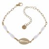 BRACELET GOLD CELEBRITY NEREZOVÁ OCEL