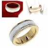 Ring 19,00 mm, goldener Edelstahl