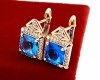 exklusive swarovski vergoldete ohrringe