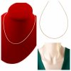 Gold vergoldete Kette 18 Karat Xuping