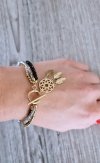 ARMBAND GOLD CELEBRITY EDELSTAHL