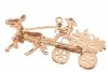 elegante Goldbrosche