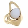 Goldring 17,00 mm. vergoldete Verlobung Xuping