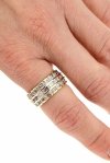 Goldring 18,60 mm. vergoldete Verlobung Xuping