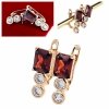 exklusive swarovski vergoldete ohrringe