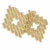 goldene Ohrringe aus Edelstahl