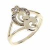 Goldring 18,60 mm. vergoldete Verlobung Xuping