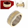 Ring 19,00 mm, goldener Edelstahl