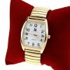 OMAS UHR GOLD GROßE ZAHLEN AUF DEM RADIERGUMMI