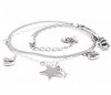 ARMBAND, SILBER CELEBRITY EDELSTAHL