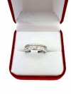 Goldring 18,60 mm. vergoldete Verlobung Xuping