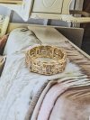 Goldring 18,60 mm. vergoldete Verlobung Xuping