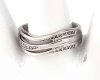 Goldring 18,60 mm. vergoldete Verlobung Xuping