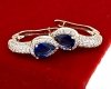 exklusive swarovski vergoldete ohrringe