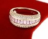 Goldring 18,60 mm. vergoldete Verlobung Xuping