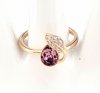 Goldring 18,00 mm. vergoldete Verlobung Xuping