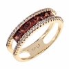 Goldring 18,60 mm. vergoldete Verlobung Xuping