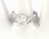 Goldring 18,60 mm. vergoldete Verlobung Xuping