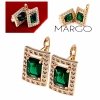 exklusive swarovski vergoldete ohrringe