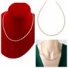 Gold vergoldete Kette 18 Karat Xuping