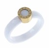 Ring 19,00 mm, goldener Edelstahl