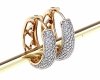 exklusive swarovski vergoldete ohrringe
