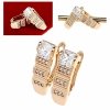 exklusive swarovski vergoldete ohrringe