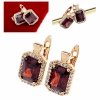 exklusive swarovski vergoldete ohrringe