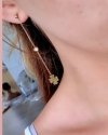 goldene Ohrringe aus Edelstahl
