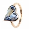 Goldring 16,60 mm. vergoldete Verlobung Xuping