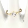 Goldring 18,60 mm. vergoldete Verlobung Xuping