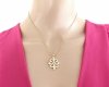 Goldene Kette Celebrity Vergoldete Halskette 14K XUPING