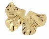 goldene Ohrringe aus Edelstahl