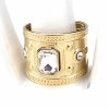 Ring 18,30 mm, goldener Edelstahl