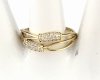 Goldring 18,60 mm. vergoldete Verlobung Xuping