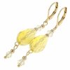 goldene Ohrringe aus Edelstahl