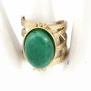 Ring 18,30 mm, goldener Edelstahl