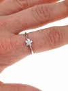 Goldring 18,60 mm. vergoldete Verlobung Xuping