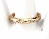 Goldring 18,60 mm. vergoldete Verlobung Xuping