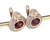 exklusive swarovski vergoldete ohrringe