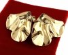 goldene Ohrringe aus Edelstahl