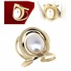 Ring 18,30 mm, goldener Edelstahl