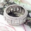 Goldring 17,60 mm. vergoldete Verlobung Xuping