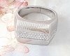 Goldring 19,60 mm. vergoldete Verlobung Xuping