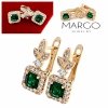 exklusive swarovski vergoldete ohrringe