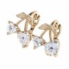 exklusive swarovski vergoldete ohrringe